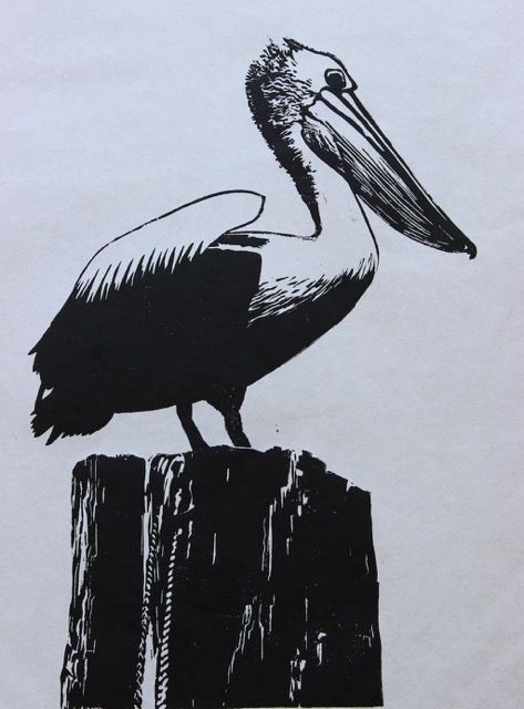 Pelican [Japanese Gyrokuyu paper 720mm x 515mm edition size 50]