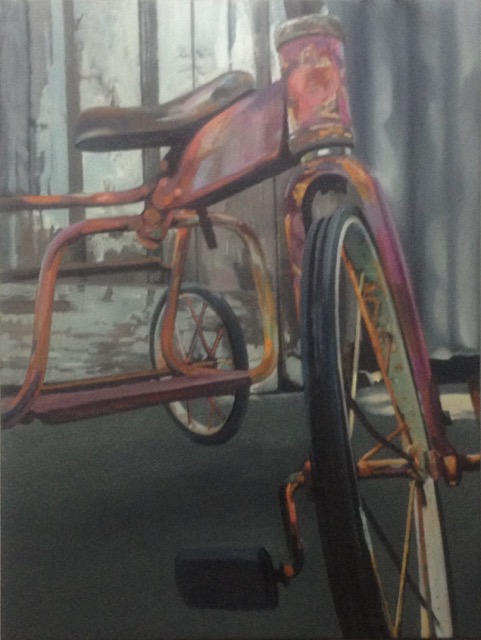 Old Tricycle 2 oil/canvas 60 x 80 cm