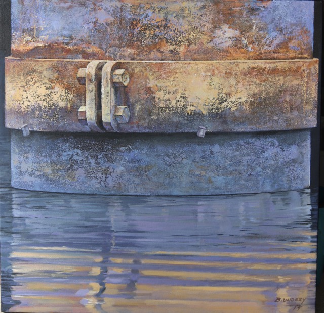 Pier 2 acrylic/canvas 80 x 80 cm